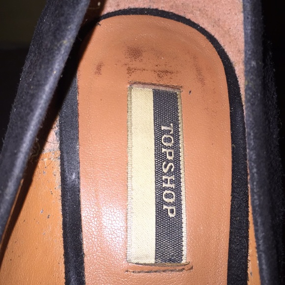 TopShop Black Heels Size 36/6 Made in Spain - Picture 7 of 8